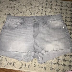 old navy denim boyfriend shorts